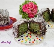 Ispanaklı Lamington Kek