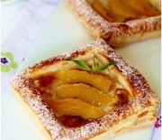 Şeftalili Milföy Tart