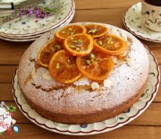 Portakal Şekerlemeli Kek