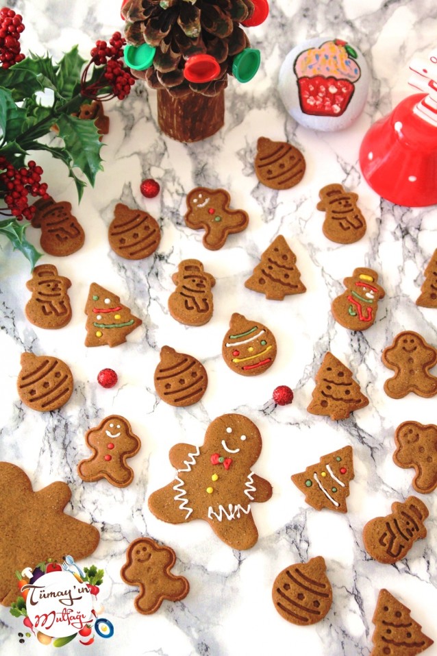 Gingerbread Man Zencefilli Tarçınlı Kurabiye