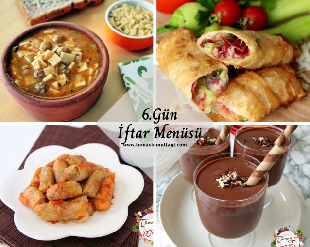 6. Gün İftar Menüsü