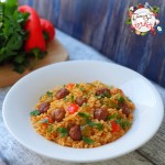 kofteli bulgur pilavı