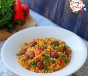 Köfteli Bulgur Pilavı