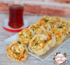 Peynirli Havuçlu Rulo Börek