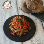 istiridye mantarı kavurması